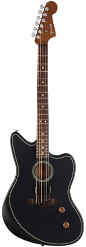 Fender Acoustasonic Standard Jazzmaster Black - Acoustic Guitar