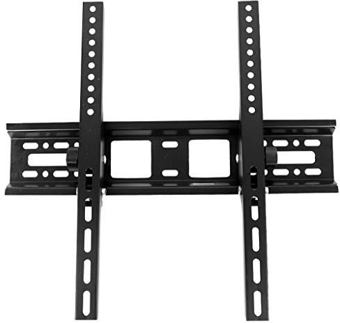 LCD LED TV Wall Mount Bracket, Universal Steel Monitor Support Frame, 15° Tilt, Suitable for 32 46 42 50 55 Inch Monitors