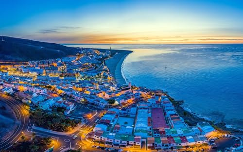 1000 Teile Puzzle Art Morro Jable Fuerteventura 26x38CM