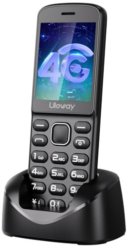 4G Volte Kabelloses Haustelefon und Seniorenhandy 2-in-1, Entsperrtes Handy mit Bluetooth, SIM-Karte Nötig, 1400 mAh Akku, Ideal für Senioren und als Ersatzgerät