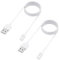 YLK 2 Piezas Cargador Compatible con Redmi Watch 5/4/ 3 Active (NO para RedmiWatch 3) /Xiaomi Mi Band 8/8 pro/9/9 Pro/Smart Band 2, 60CM USB Cable de Carga Repuesto (2 Blanco)
