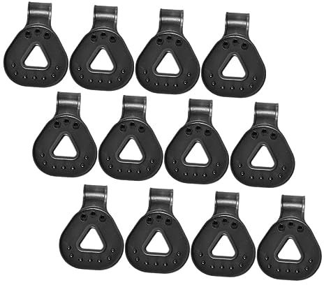 TOYANDONA 12 Pièces Clips de Fixation pour Ombre Clips Plastique pour Filet de Jardin Abris de Jardin Réutilisables Pratiques