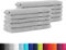 BaSaTex 10er Pack Frottee Gästetücher Set 30x50, Gästetuch aus 100% Baumwolle Öko-Tex Made in Green, Farbe Silber