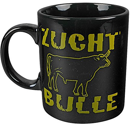 Tasse Kaffeebecher mit Print Kuh Zuchtbulle 57131