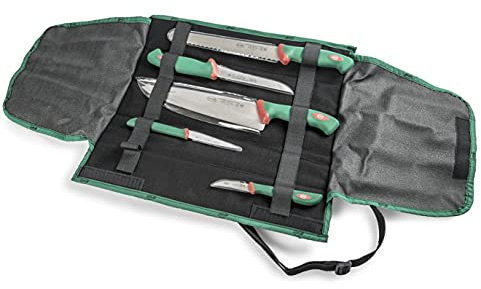 Sanelli 985605 Set COLTELLI, Acciaio Inox, Nero