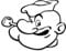 Decus Popeye L 2327 (schwarz) // Sticker OEM JDM Style Aufkleber