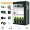 MARS HYDRO Grow Tent Kit Complete 2x4ft TSL 2000 LED Grow Light Dimmable Grow Tent Complete System, 24x48x70 Hydroponic Grow Light Set 1680D Full Spectrum Grow Kit, Ventilation system, Clip Fan