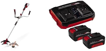 Einhell desbrozadora Power X-Change Agillo - 36/255 BL PXC. 2 x 18 V + Starter Kit (1 Cargador Doble y 2X 4,0Ah Baterias)