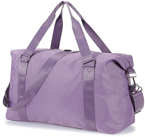 HAWEE Reisetasche Herren Groß Weekender Sporttasche Damen Wasserdicht Gym Bag Leichte Handgepäck Tasche Faltbare Duffle Bag für Reisen Sport Training Schwimmen