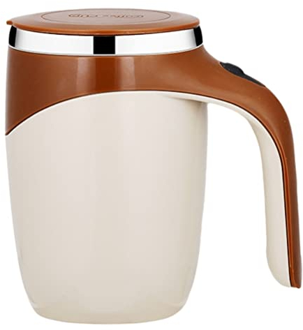 KKPLZZ Tasse à Agitation Magnétique Automatique 380 ML - Électrique pour Café, Thé au Lait - Idéale pour Maison et Voyage