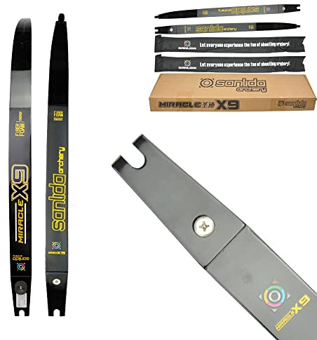 wolfman Bogenschießen Recurve Bogen Wurfarme 66/68/70 Zoll ILF Takedown Wurfarme mit Grafitschaumkern Zuggewicht 14-40 lbs DIY Bogenschießzubehör für das Jagdzielschießen im Freien (16Lbs, 66)