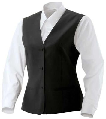 Exner Fashion Damen-Weste mit Taschen, BASIC, Fb. schwarz, Gr. 50