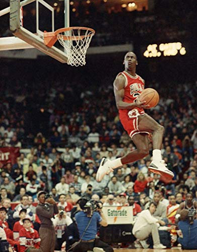 French Unicorn Poster Michael Jordan All Star 88 Zoll Reverse Dunk Star Celebrity Basketball USA