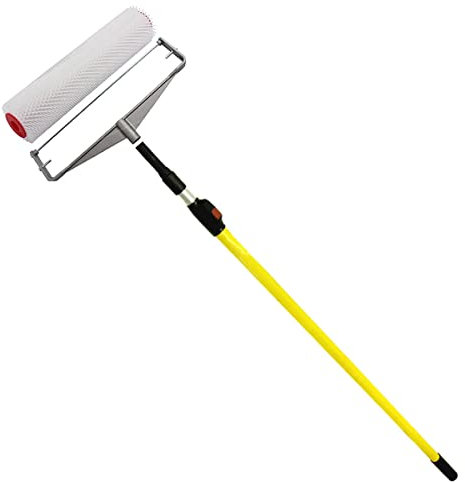 Kit rullo aerazione a spillo 30,5 cm Spikey, telaio in metallo fuso, asta di estensione fai da te kit di decorazione per la casa