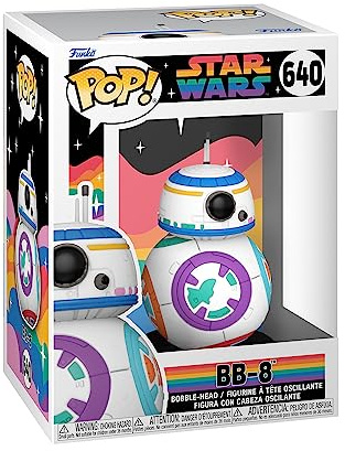 Funko POP! Star Wars: Pride 2023- BB-8 - Collectable Vinyl Figure - Gift Idea - Official Merchandise - Toys for Kids & Adults - Movies Fans - Model Figure for Collectors and Display