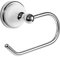 Design House 559302 Savannah Toilet Paper Holder Wall Mounted for Bathroom, Polished Chrome and White