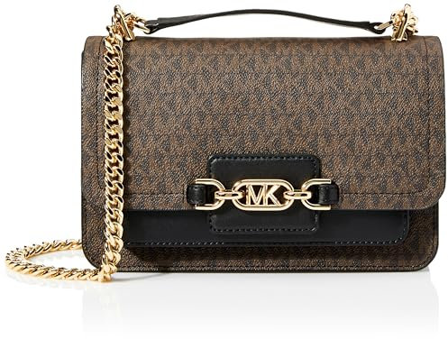 Michael Kors Women LG Shldr Bag, Brown/BLK