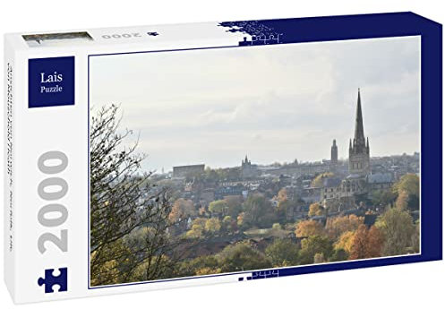 Lais Jigsaw Puzzle Views of Norwich, Norfolk, UK, from Mousehold Heath 2000 pieces