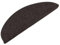 vidaXL Stufenmatten Selbstklebend 10 STK., Waschbare Faltbare Treppenmatte, Treppenteppich mit Klebestreifen auf der Rückseite, Stufenteppich Treppenschutz, Schwarz