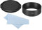 PATIKIL 62mm Lens Hood, Standard Focus Frosted Surface Anti-reflective Inside Hood with Cap and Cleaning Cloth for Camera Lens, Black for Nikon, for Fujifilm, for Pentax, for Leica