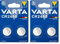 VARTA Piles Bouton CR2450, Lot de 4, Lithium Coin, 3V, Emballage sécurisé pour Les Enfants, pour Petits appareils électroniques - clés de Voiture, télécommandes, balances