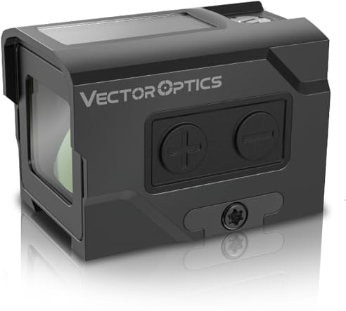 Vector Optics SCRD-SM63 Frenzy Plus 1x18x20 SOL Multi Reticle Rotpunkt Visier für Sport, Airsoft und Jagd, Luftgewehr, Ziel-Visier, Reflex-Visier, Red-Dot zum zielen mit Solar