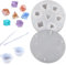 Silikonform Epoxidharz Spielwürfel,7 Formen DND Würfel Silikonform Spielwürfel Gießform Polyedrische Würfelformen Würfel Digital Game Silikonform Dice Mold Epoxy Resin für Tischspiele Rollenspiele