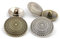 100 Stk Goldene Metallknöpfe Retro-muster-taste Hosenknöpfe Schließe Knöpfe Für Hemden Polsterknöpfe Diy-bastelknöpfe Vintage-taste Blazerknöpfe Retro-metallknöpfe Tasten Knopf