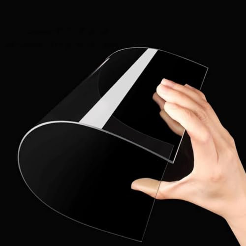 Polycarbonate Roof Sheet Roofing Sheets, Outdoor Awning Canopy Cover, Rainproof Anti-UV, Roofing Greenhouses Carports Canopy Carport Clear Daylighting Panel, Easy to Bend ( Size : 6.8x29.5ft )