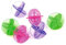 FRCOLOR 4pcs Laundry Balls Dryer Ball Set Reusable Prevent Tangles Fabric Softener Alternative 1.9-inch Diameter Random Color
