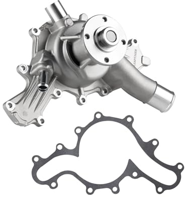 LEAPTIGER Kit pompe à eau avec joint d'étanchéité pour Ford Explorer 01-11 Ranger, 05-10 Mustang, 98-10 Mercury Mountaineer, 01-10 Explorer Sport Trac, 01-10 Mazda B4000, moteur 4.0L V6, AW4108 125