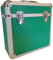 Maison & White Vinyl LP Storage Case | Aluminium DJ Box | Record Collection Chest | Heavy Duty Safe Box | Holds 50pcs | M&W (Green)