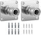 Rtppyakk Lot de 2 canons à mousse pour nettoyeur haute pression, raccord rapide 1/4, support automatique de canon à mousse, pression en acier inoxydable