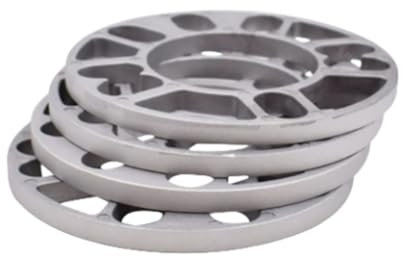 Auto Spurverbreiterung Universelle 10-mm-Spurverbreiterungen aus Aluminiumlegierung, Unterlegscheiben, Platte 4/5 für Bolzenfelgen 4x100 4x108 4x114,3 5x100 5x108 5x110 5x115 5x120 Spurverbreiterung A