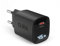 SBS Alimentatore LCD 45W USB-C, Tecnologia GaN, Power Delivery (PD), Ricarica Rapida, Caricabatterie USB C con Display LCD, Caricatore per iPhone, Samsung, Notebook, Nero