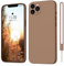 ORDA for iPhone 11 Pro Case Silicone for iPhone 11 Pro 5.8 Soft Gel Rubber Cover Ultra Slim Case Anti-Scratch Compatible with 11 Pro Brown