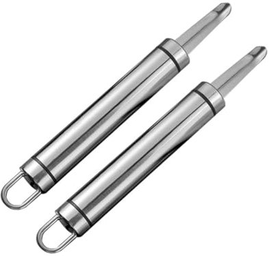 BEBEMOKO 2stücke Edelstahl Longan-entkerner Obst-entkerner Küchenhelfer Corer Remover Handlich Für Küche Und Zuhause Leicht Zu Reinigen Rostend