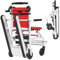 Sube Escaleras Eléctrico Plegable,Sube Escaleras Eléctrico Sobre Orugas,Salvaescaleras Para Personas Mayores,Silla De Ruedas Para Subir Escaleras,Carga 169 Kg/373 Lbs 13AH