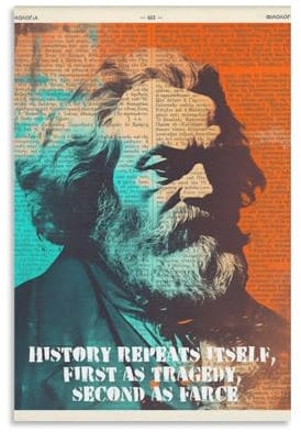 Karl Marx Zitat Druck Deutsche Philosophie Poster Kommunistisches Manifest Führer Bakunin Anarchie Wandkunst Sozialistischer Führer Ikone Liberales Geschenk UdSSR Poster Druck Dekorative Malerei