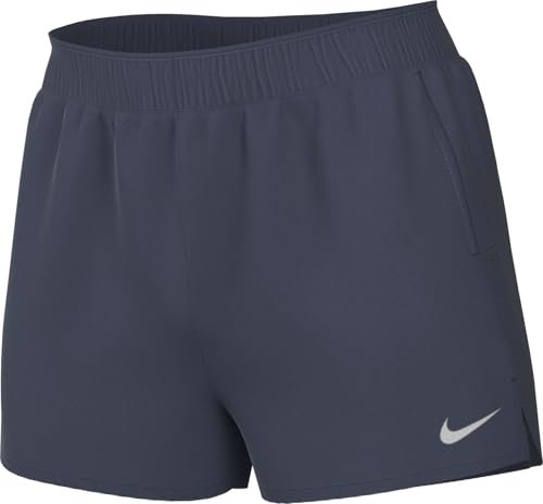 Nike Challenger DV9359-437 Dri-Fit Short de Course doublé pour Homme, Bleu foncé/argenté réfléchissant Taille XL 18 cm
