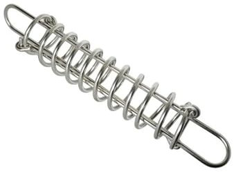 UDHBJEBQ Molla di Tensione in Acciaio Inossidabile 304 for Barche da 9 mm x 420 mm for Ancoraggio, Cime di ormeggio Ammortizzate