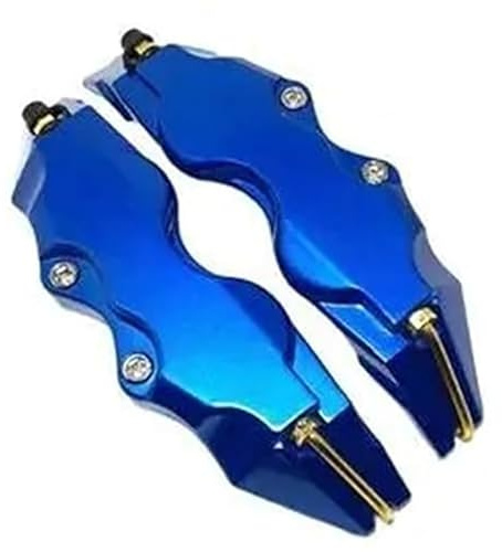 XATHKJOE 2 Stück Auto Bremssattel Abdeckung, für Audi A4 B8 Avant 2007-2016 3D-Stil Bremssattel Abdeckungen,Bremssattelschutzabdeckung,L(28cm×7.5cm×6cm)-Blue