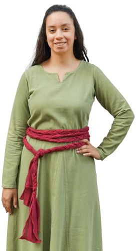 Battle-Merchant Geflochtener Gürtel, für Damen & Herren | Mittelalter, Wikinger, Taillengürtel, Trollkreuz Gürtel, Accessoire für LARP & Cosplay