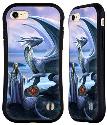 Head Case Designs Offizielle Anne Stokes Neue Horizonte Drachen Freudenschaft Hybride Handyhülle Hülle Huelle kompatibel mit Apple iPhone 7/8 / SE 2020 & 2022