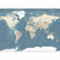 murando - Papier peint panoramique Carte du monde 350x256 cm - Revêtement mural décoration salon - Design moderne - Inscriptions de cartes de continents dans le monde vintage anglais k-B-0063-a-a