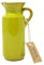 Verano Spanish Ceramics Selena Glaze Hand Dipped Decorative Tall Rustic Bottle Jug - New Home Decor Kitchen Restaurant Cafe Dining Table Vase Serving Cream Milk Water Juice Pourer - 18cm Lime Green