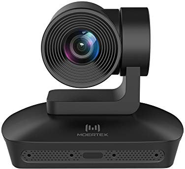 MOERTEK MC200S Full HD 1080P PTZ Conference Camera with 4 Microphone Arrays, 10X Optical Zoom, USB Video Conferencing Camera for Business Meeting Video Calls