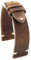 Rios1931 Sagittarius Vintage Rindsleder Uhrenarmband handgemacht in Deutschland Robust 20mm braun Mooreiche