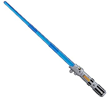 Star Wars Lightsaber Forge Luke Skywalker elektronisches, ausfahrbares blaues Lichtschwert, anpassbares Rollenspielzeug, Kids ab 4 Jahren