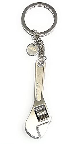 MODA MavillA Porte-clé caramantique pour toute occasion acier idée cadeau, argent, Big